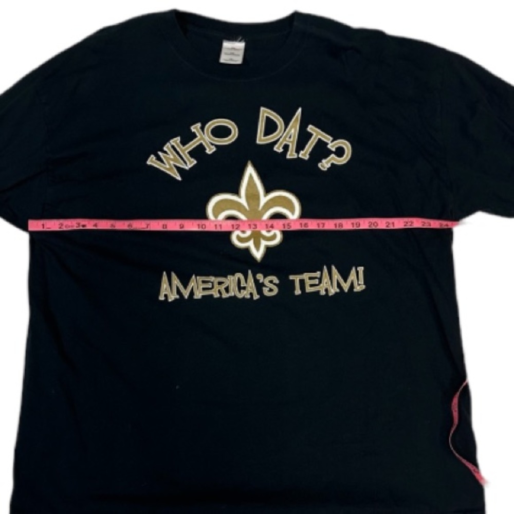 Men’s New Orleans Saints Black Long Sleeve Football Team TShirt Plus Size 2XL